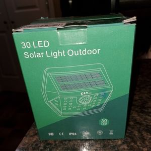 New TWO PACK 30 LED SOLAR OUTDOOR LIGHTS